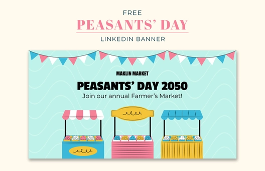 Peasant's Day Linkedin Banner