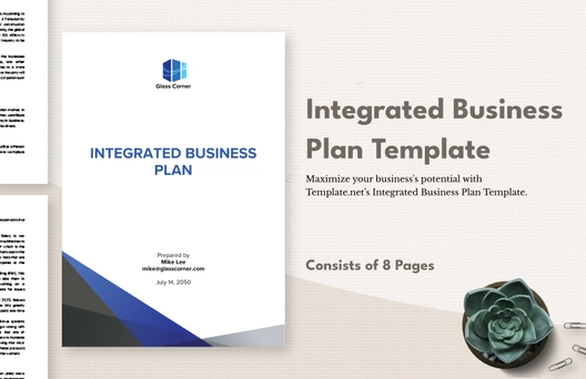 Integrated Business Plan Template Integrated Business Plan Template