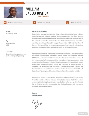 Printable Civil Engineer Resume