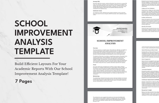 School Improvement Analysis Template