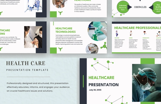 Health Care Presentation Template