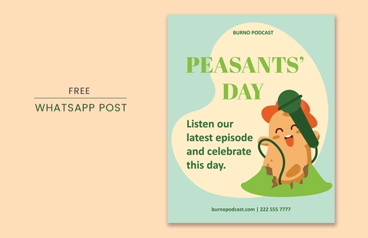 Peasants' Day Whatsapp Vertical Post