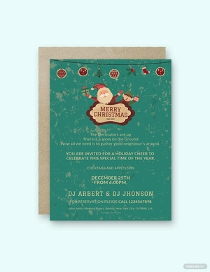 Christmas Invitation Template