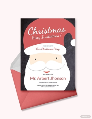 Christmas Party Creative Invitation Template