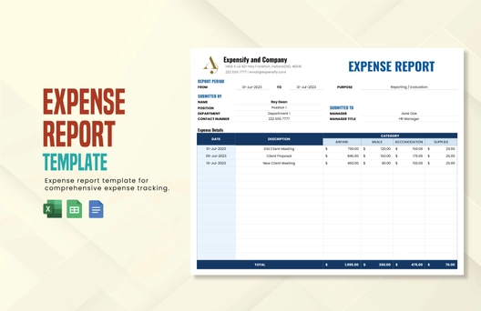 Expense Report Template
