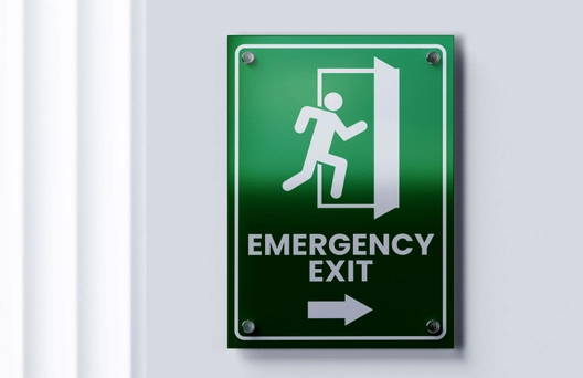 School Emergency Sign Template