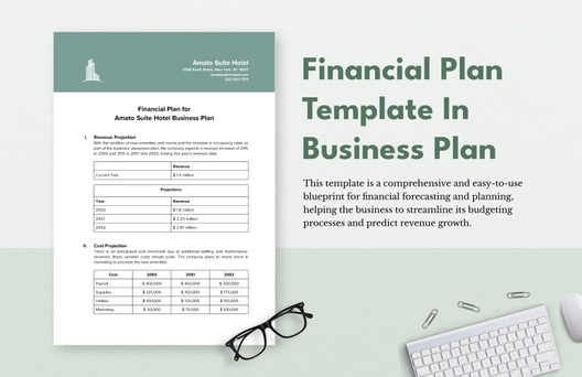 Financial Plan Template In Business Plan