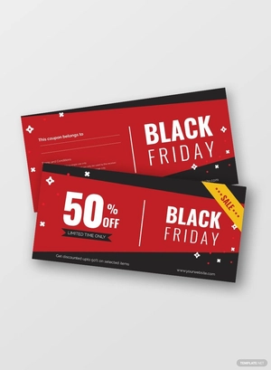 Black Friday Voucher Template