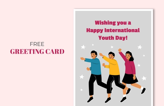 International Youth Day Greeting Card