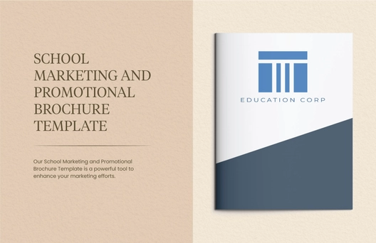 School Marketing and Promotional Brochure Template