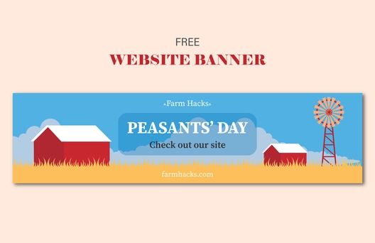 Peasants Day  Website Banner