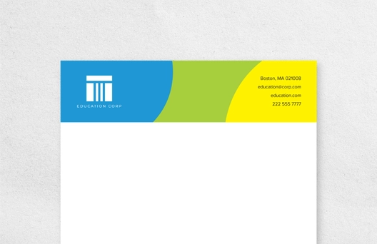 Early Childhood Education Letterhead Template