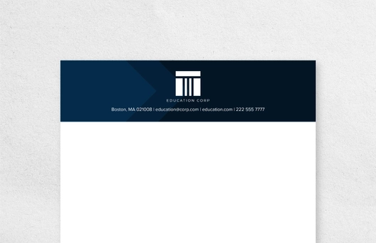 Higher Education Letterhead Template