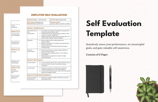Self Evaluation Template