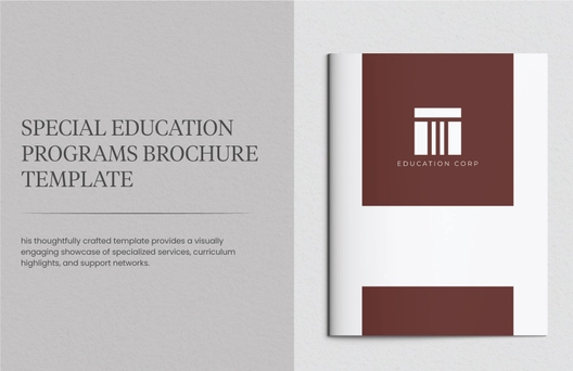 Special Education Programs Brochure Template