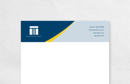 International School Letterhead Template