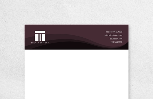 Music School Letterhead Template
