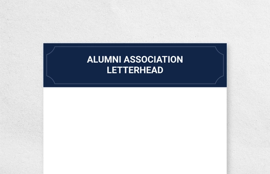 Alumni Association Letterhead Template