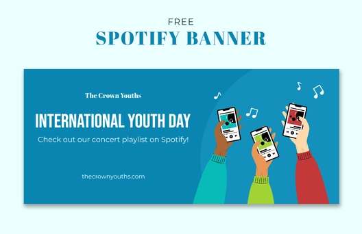 International Youth Day Spotify Banner