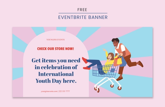 International Youth Day Eventbrite Banner