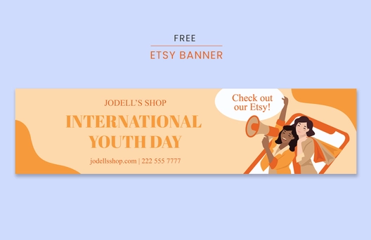 International Youth Day Etsy Banner