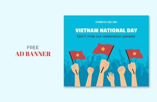 Vietnam National Day Ad Banner