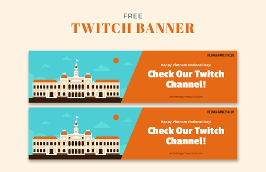 Vietnam National Day Twitch Banner