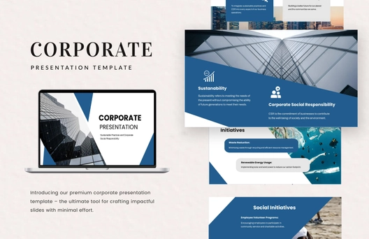 Corporate Presentation Template Corporate Presentation Template