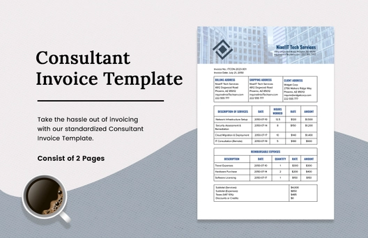 Consultant Invoice Template