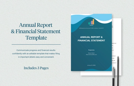 Annual Report & Financial Statement Template