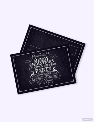 Christmas Postcard Template