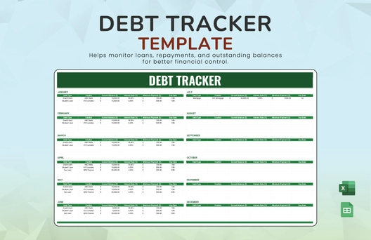 Debt Tracker Template