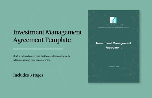 Investment Management Agreement Template