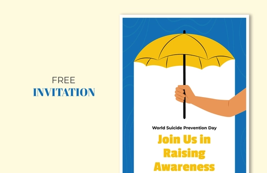 World Suicide Prevention Day Invitation