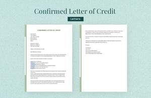 Confirmed Letter of Credit