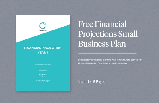 Financial Projections Small Business Plan Template