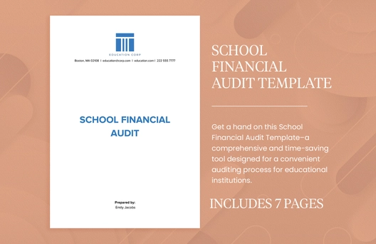 School Financial Audit Template School Financial Audit Template