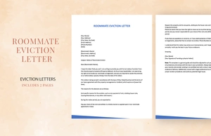 Roommate Eviction Letter