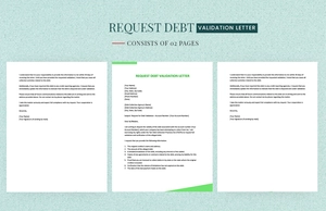 Request Debt Validation Letter Request Debt Validation Letter