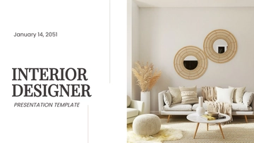Free Interior Designer Presentation Template to Edit Online