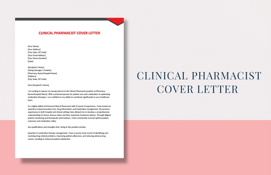 Clinical Pharmacist Cover Letter