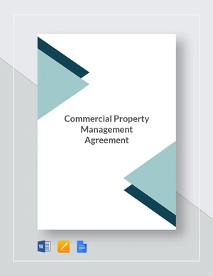 Commercial Property Management Agreement Template