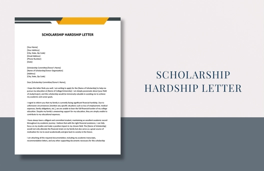 Scholarship Hardship Letter