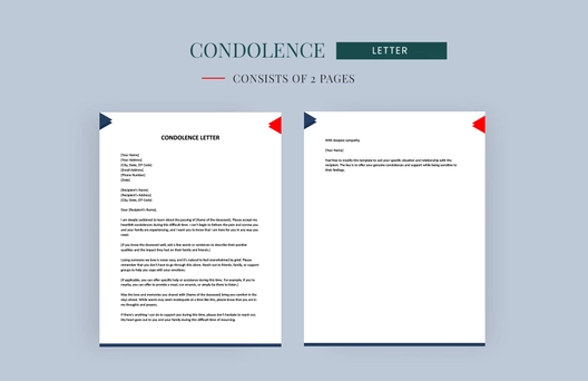 Condolence Letter