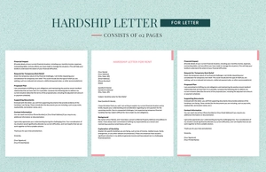 Hardship Letter For Rent