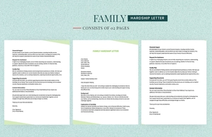 Family Hardship Letter Family Hardship Letter