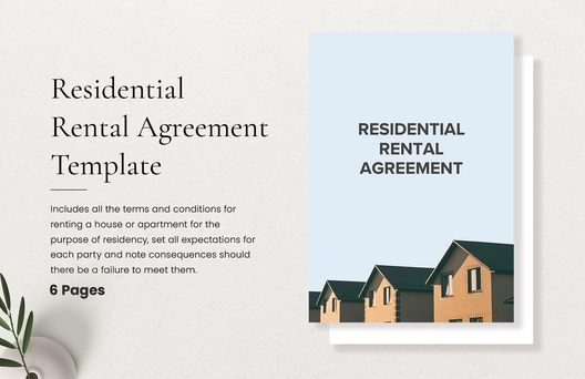 Residential Rental Agreement Template