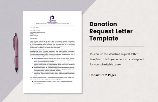 Donation Request Letter Donation Request Letter
