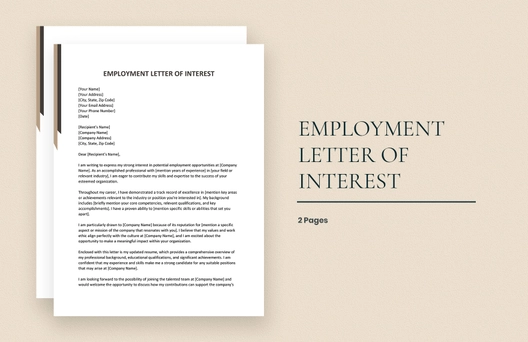 Employment Letter of Interest