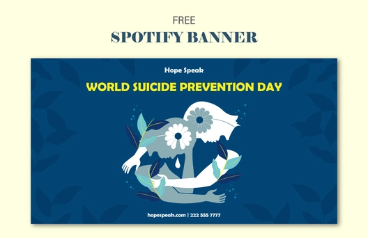 World Suicide Prevention Day  Spotify Banner